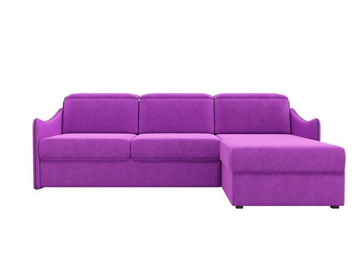 Угловой диван-кровать Скарлетт фиолетового цвета - купить Угловые диваны по цене 46990.0
