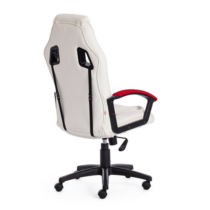 Кресло офисное Driver бело-красного цвета - лучшие Офисные кресла в INMYROOM