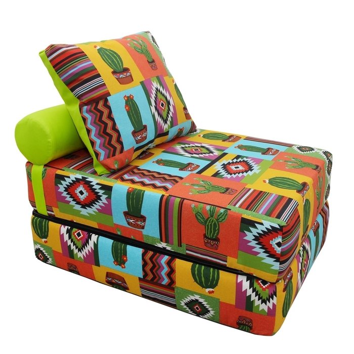 Кресло-кровать с подушкой и валиком - купить Бескаркасная мебель по цене 17500.0