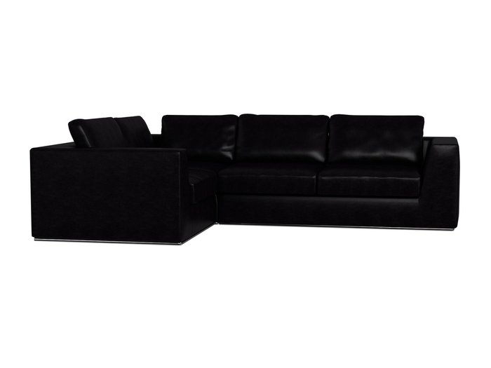 Угловой диван-кровать Igarka черного цвета
