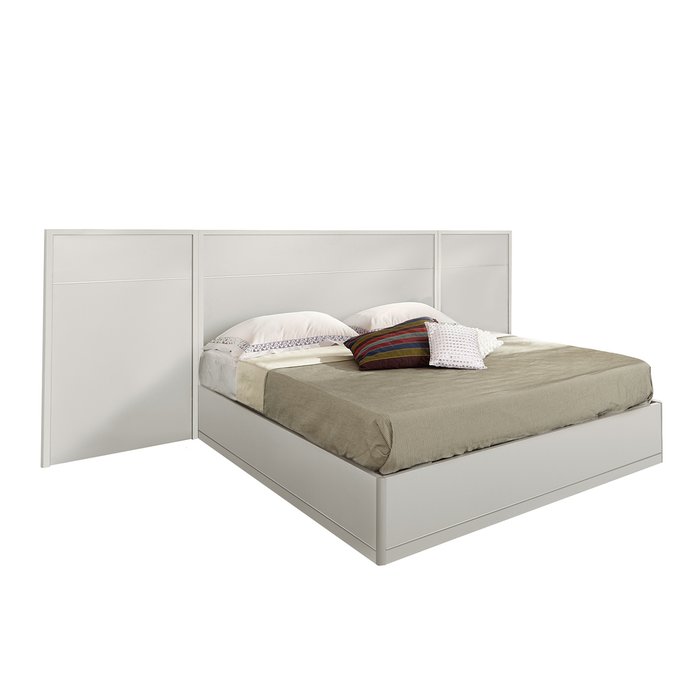 Кровать с подъемным механизмом Palmari 160х200 серого цвета