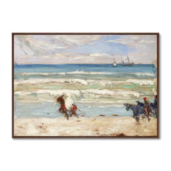 Репродукция картины Beach scene Tangier 1906 г. - купить Картины по цене 21999.0