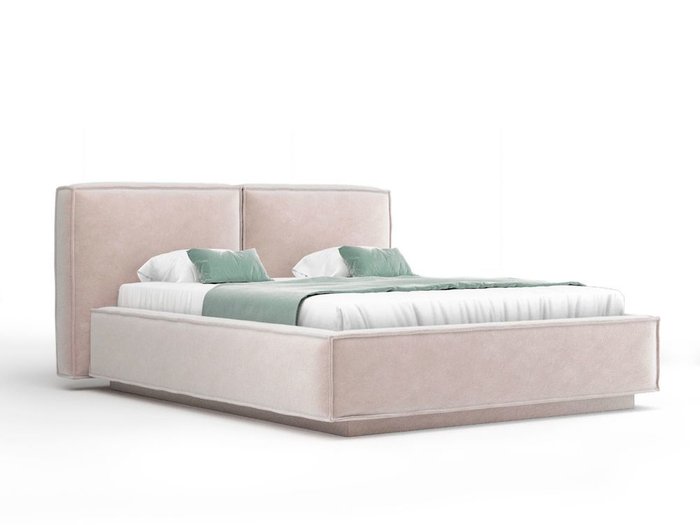 Кровать Verde бежевого цвета с ортопедическим основанием 160х200 - купить Кровати для спальни по цене 32406.0