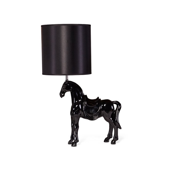 Лампа настольная Horsen черного цвета