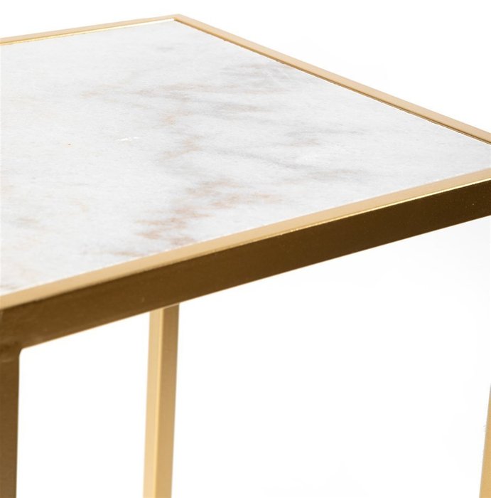 Кофейный стол с белым мрамором - купить Кофейные столики по цене 12090.0