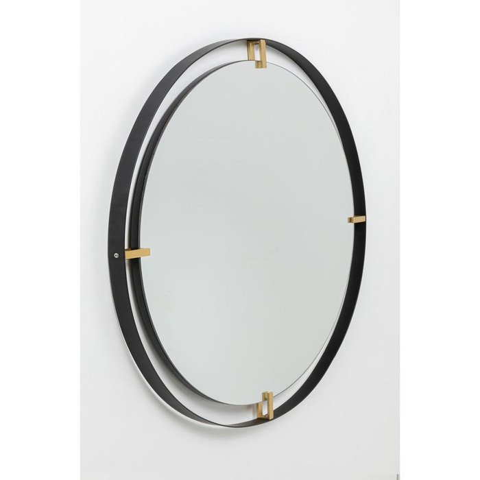 Настенное зеркало Betsy в раме черного цвета - купить Настенные зеркала по цене 71240.0