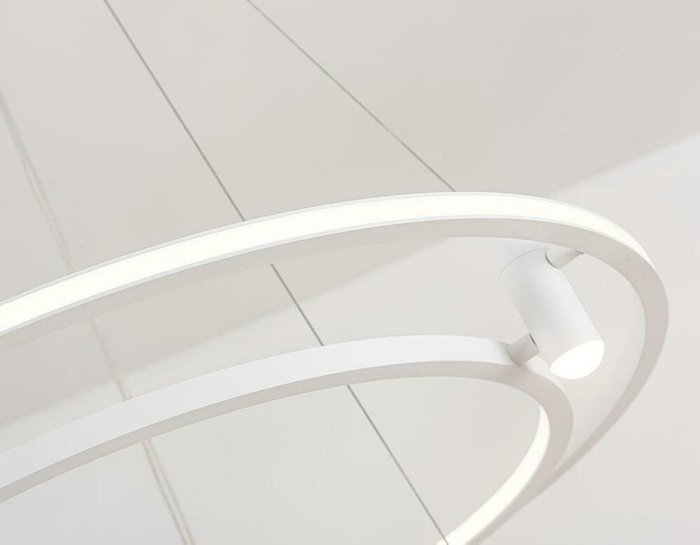 Подвесная светодиодная люстра Comfort Line белого цвета - купить Подвесные люстры по цене 30398.0