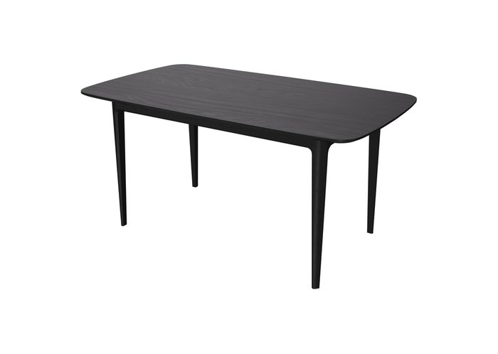 Стол обеденный Tammi 160 черного цвета - купить Обеденные столы по цене 62900.0