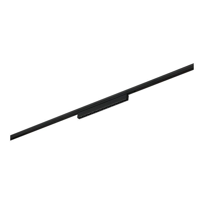 Магнитный трековый светильник Черный LED 1*10W 3000K 430Lm Ra&gt;90  IP20 L196xW10xH18 24V SUPER5 - купить Трековые светильники по цене 3077.0
