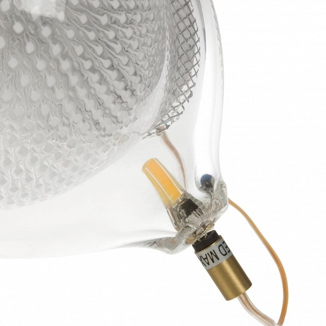 Подвесной светильник Erizo с плафоном из стекла белого цвета - лучшие Подвесные светильники в INMYROOM