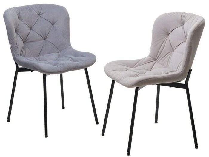 Стул Milan светло-серого цвета - лучшие Обеденные стулья в INMYROOM