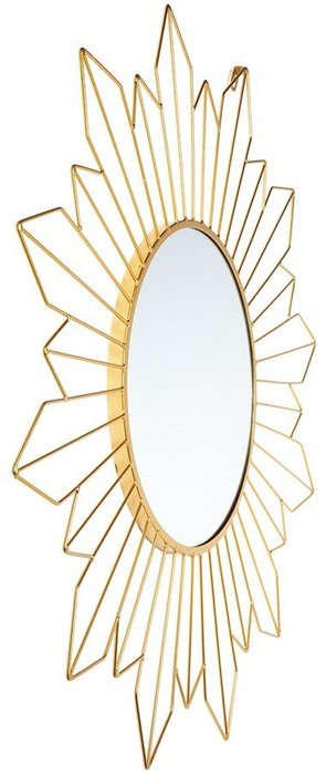 Зеркало настенное в золотой раме - лучшие Настенные зеркала в INMYROOM