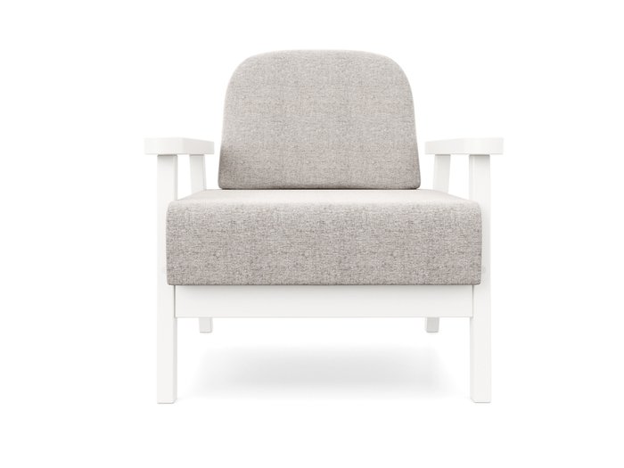 Кресло Флори серо-белого цвета - купить Интерьерные кресла по цене 17990.0