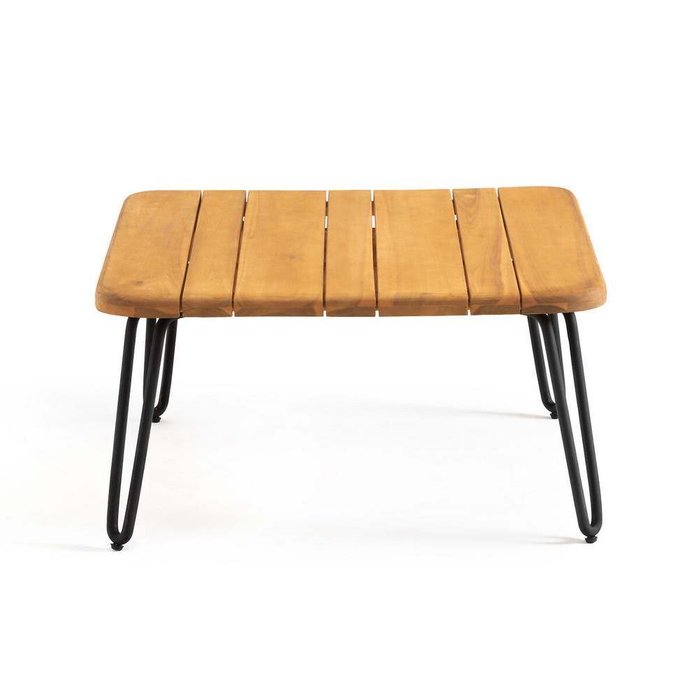 Журнальный стол Spritz черно-бежевого цвета - купить Садовые столы по цене 30421.0