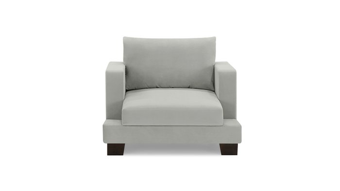 Кресло Дрезден светло-серого цвета - купить Интерьерные кресла по цене 27900.0
