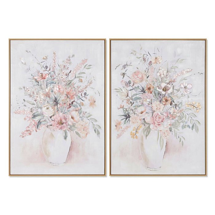 Картина Shabby Chic Ваза для цветов 70 x 3,5 x 100 cm (2 штук)