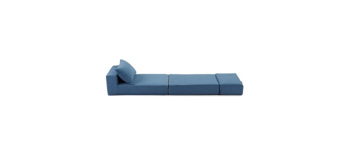 Пуф-кровать Julia Grup Arty темно-синего цвета - купить Интерьерные кресла по цене 45990.0