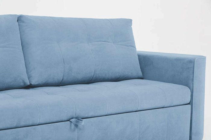 Диван-кровать Boston голубого цвета - лучшие Прямые диваны в INMYROOM