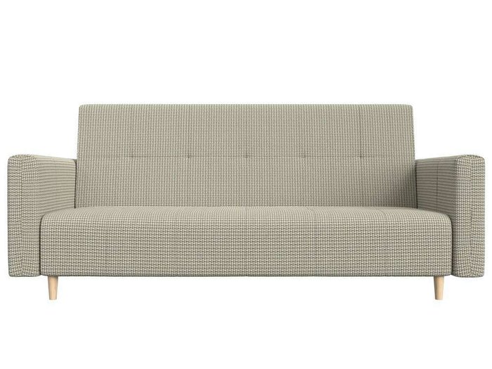 Прямой диван-кровать Вест светло-коричневого цвета - купить Прямые диваны по цене 26999.0