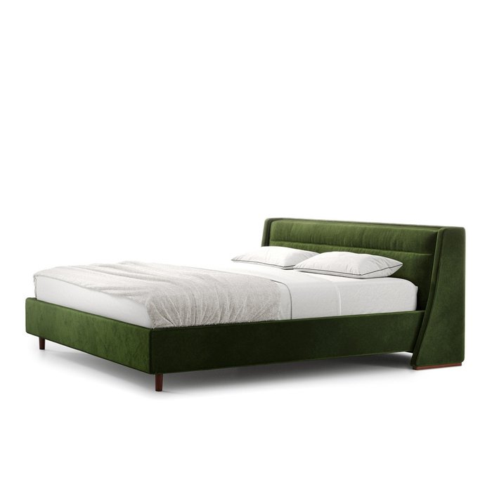Кровать Iris 200х200 зеленого цвета 
