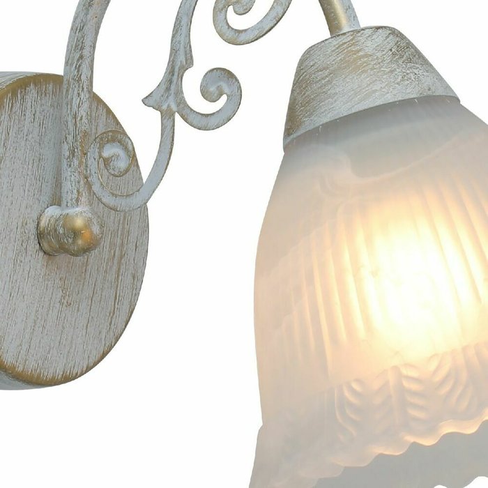 Бра 94458-0.2-01 (стекло, цвет белый) - лучшие Бра и настенные светильники в INMYROOM