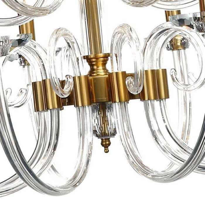 Люстра подвесная хрустальная Stilfort 1050/03/15P серия Glass - купить Подвесные люстры по цене 69950.0