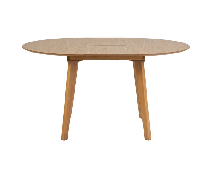 Раздвижной обеденный стол Крит светло-коричневого цвета - купить Обеденные столы по цене 40700.0