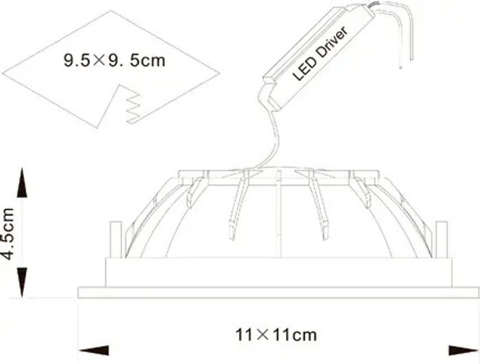Точечный встраиваемый светильник Arte Lamp RIFLESSIONE A7408PL-1WH - купить Встраиваемые споты по цене 140