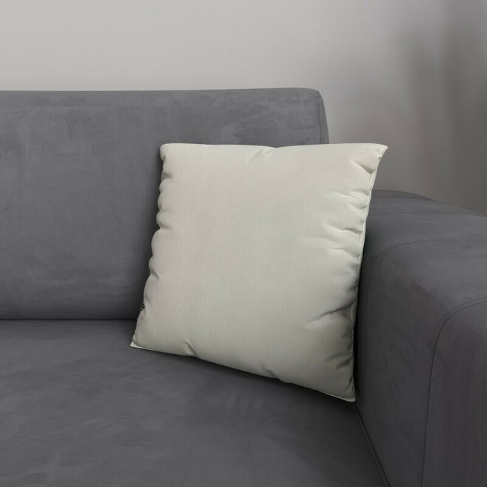 Декоративная подушка белого цвета - купить Декоративные подушки по цене 990.0