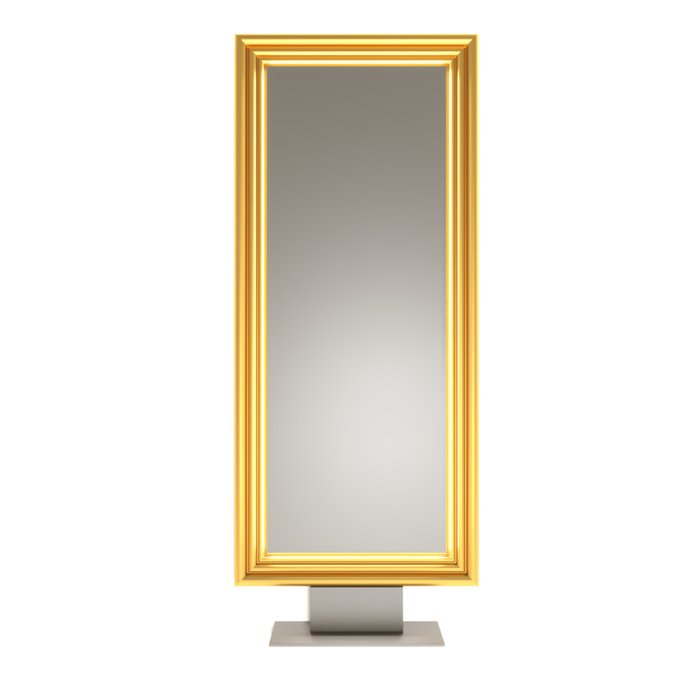 Прямоугольное интерьерное зеркало Оnda rettangolo в декоративной раме