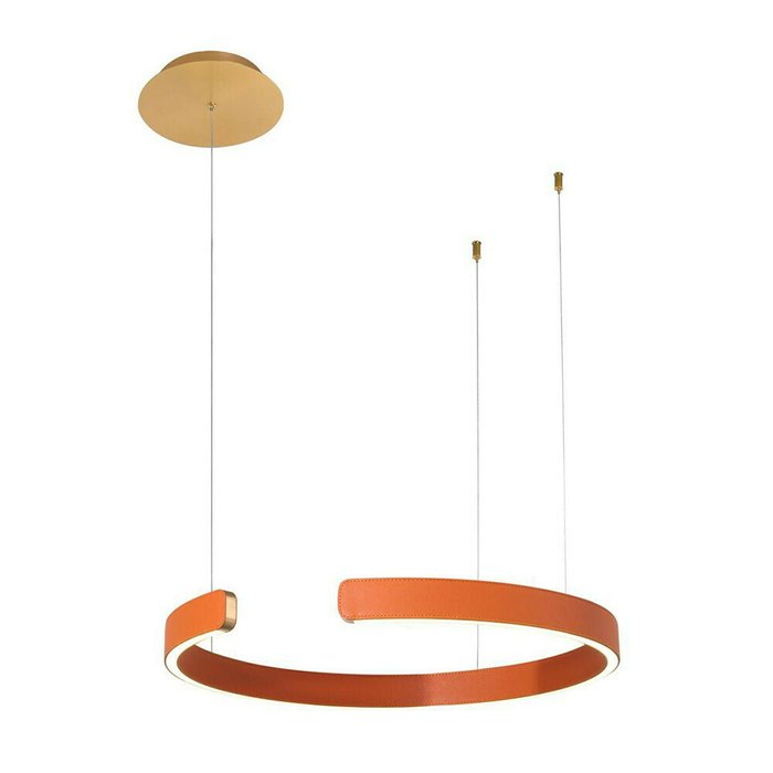 Подвесной светодиодный светильник Ring оранжевого цвета