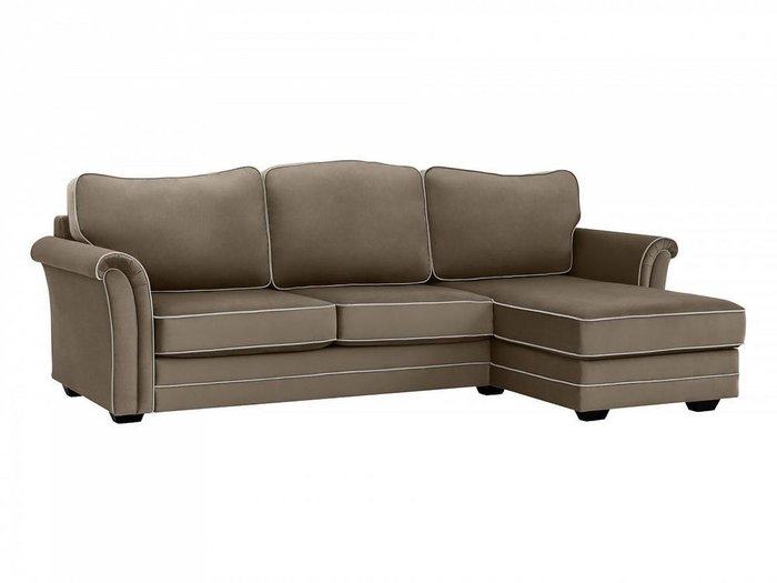 Угловой диван-кровать Sydney серо-коричневого цвета - купить Угловые диваны по цене 173880.0