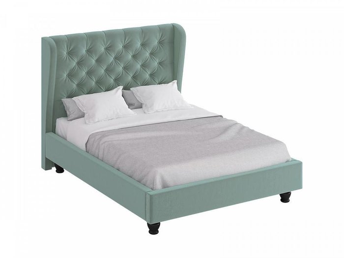 Кровать Jazz серо-зеленого цвета 160х200