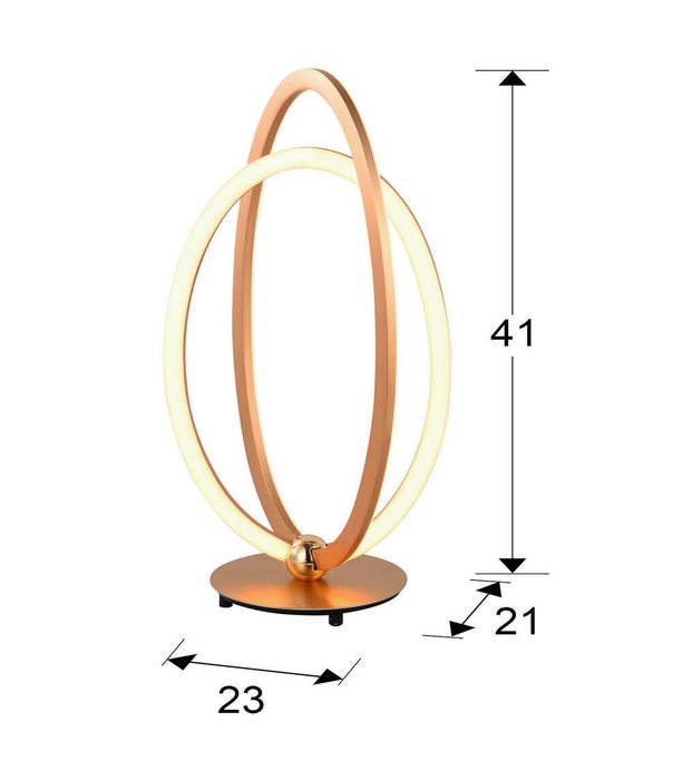 Настольная лампа Ocellis LED розовое золото - купить Настольные лампы по цене 29990.0 Настольная лампа Ocellis LED розовое золото - купить Настольные лампы по цене 29990.0