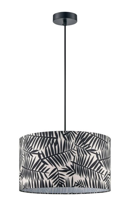 Подвесной светильник Simonetta черно-белого цвета - купить Подвесные светильники по цене 4817.0