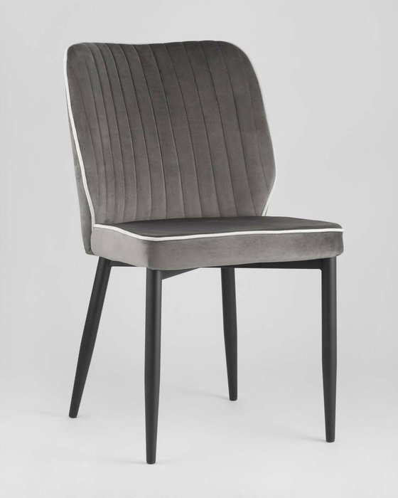 Стул Лоренс серого цвета - купить Обеденные стулья по цене 19690.0