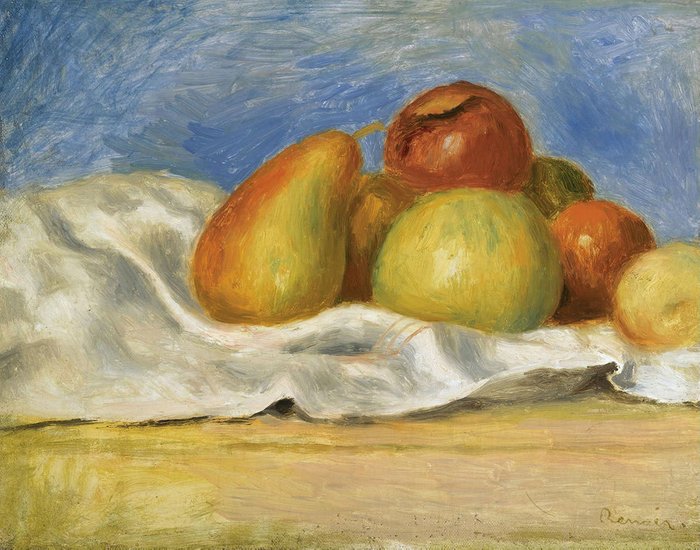 Репродукция картины на холсте Still Life with Apples and Pears 1890 г.