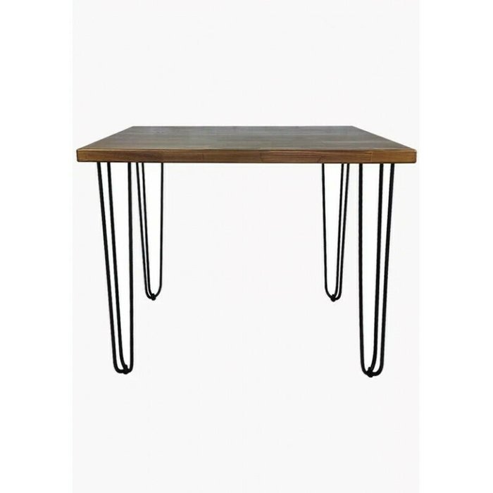 Стол обеденный Loft 120х70 со столешницей коричневого цвета - купить Обеденные столы по цене 17880.0