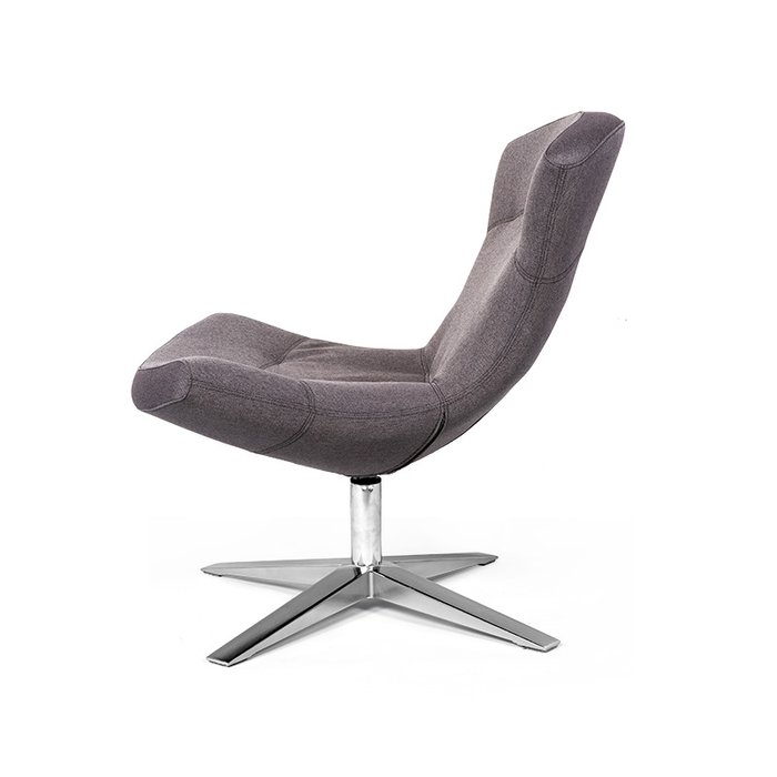 Кресло Herk серого цвета - лучшие Интерьерные кресла в INMYROOM