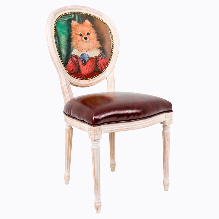 Стул Музейный экспонат версия 31 с сидением из экокожи - купить Обеденные стулья по цене 29000.0
