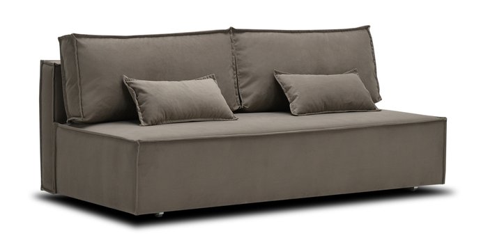 Диван-кровать Фабио коричневого цвета - купить Прямые диваны по цене 25690.0