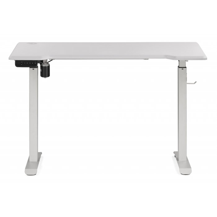 Письменный стол Маркос 120 белого цвета с подъемным механизмом  - лучшие Письменные столы в INMYROOM
