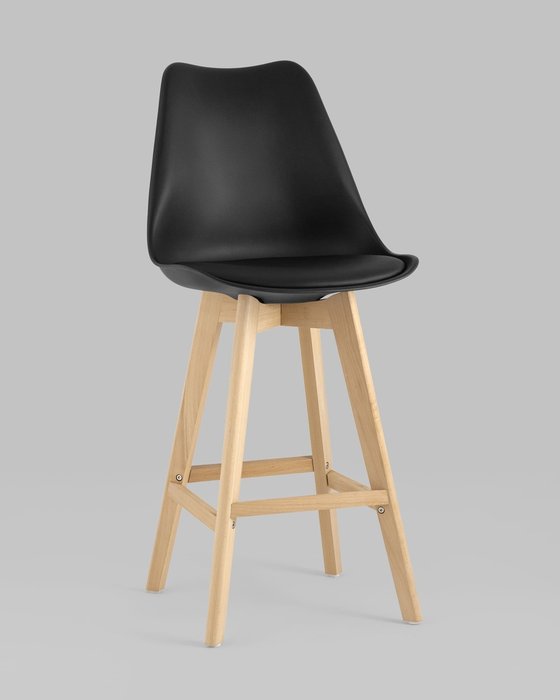 Стул барный Frankfurt черного цвета - купить Барные стулья по цене 6590.0