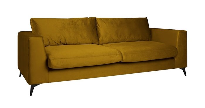 Диван Lennox Twin горчичного цвета - купить Прямые диваны по цене 49900.0