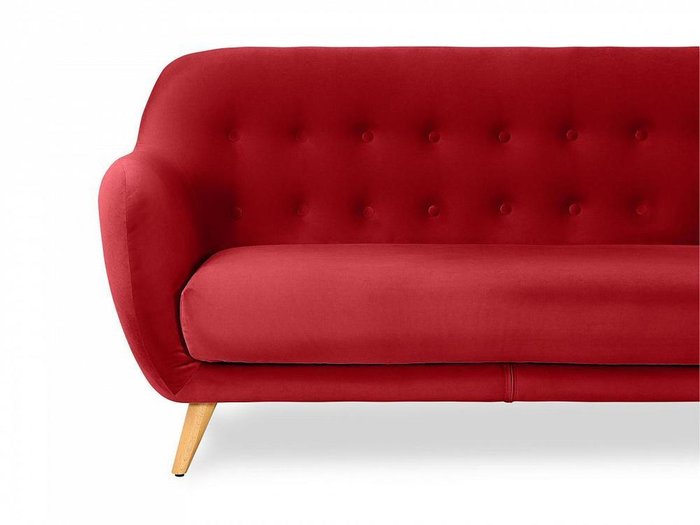 Диван Loa красного цвета - лучшие Прямые диваны в INMYROOM