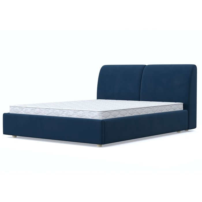 Кровать Бекка 180x200 синего цвета - лучшие Кровати для спальни в INMYROOM