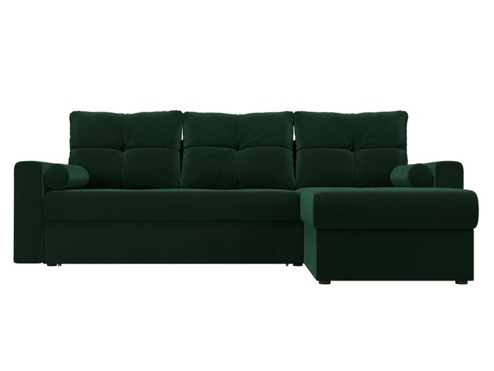 Угловой диван-кровать Верона зеленого цвета - купить Угловые диваны по цене 32990.0