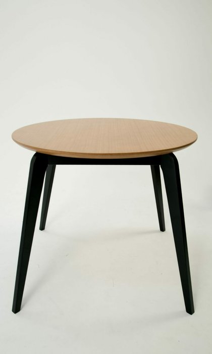Обеденный стол Arki К 90 черно-бежевого цвета - лучшие Обеденные столы в INMYROOM