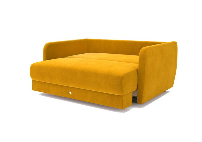Прямой диван-кровать желтого цвета - купить Прямые диваны по цене 140000.0