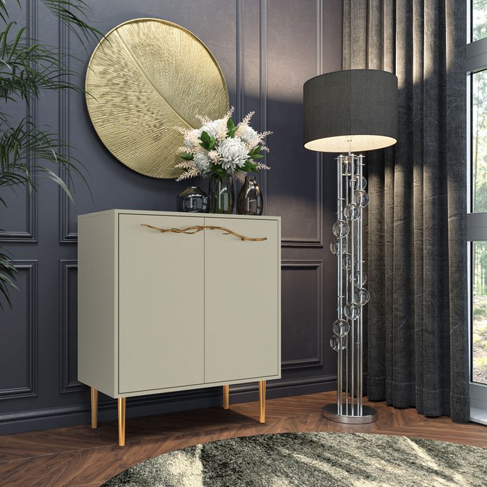 Комод Арт Колор matte Стайл Голд цвета серый шелк - лучшие Комоды в INMYROOM Комод Арт Колор matte Стайл Голд цвета серый шелк - лучшие Комоды в INMYROOM